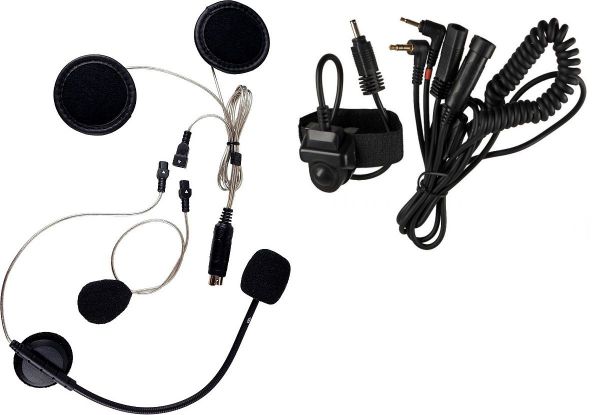 Albrecht MHS-COHS - Motorrad-Headset für Integralhelm + Jethelm