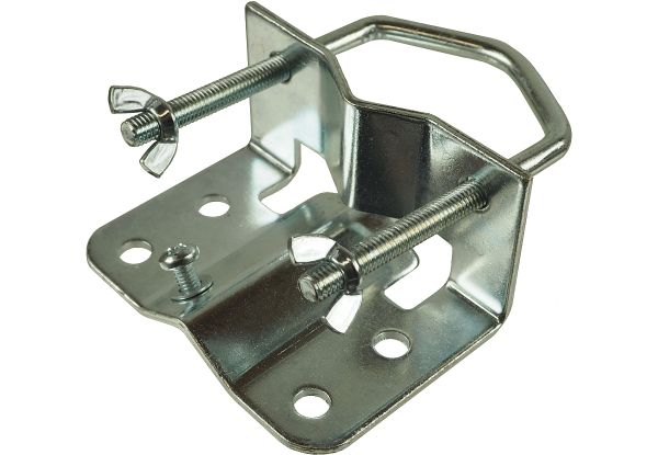 Mast-Bodenhalter mit Erdungsschraube