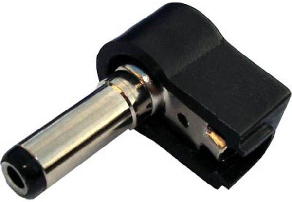 DC-Winkel-Hohlstecker 2,5 x 5,5 x 14 (16,8) mm