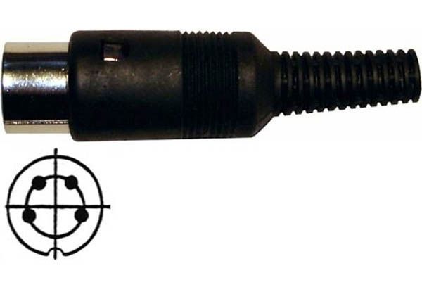 DIN-Stecker MAS 40 4-Pol 210 Grad