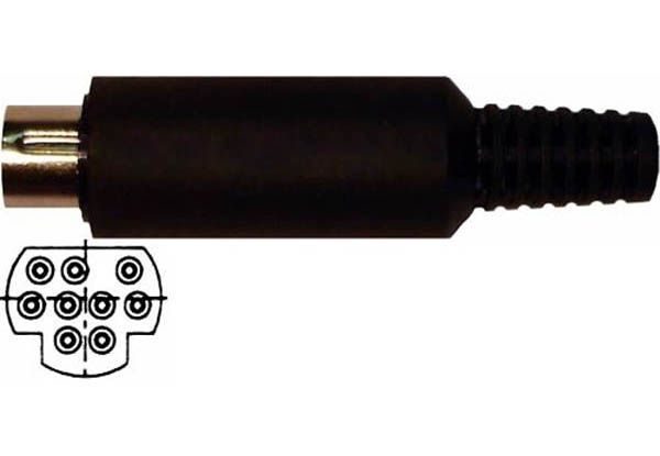 Mini-DIN-Stecker 9-Pol
