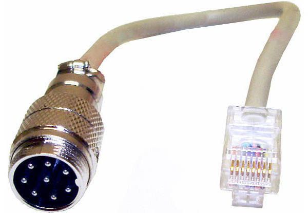Mikrofonadapter für Yaesu-Funkgeräte 8-Polig