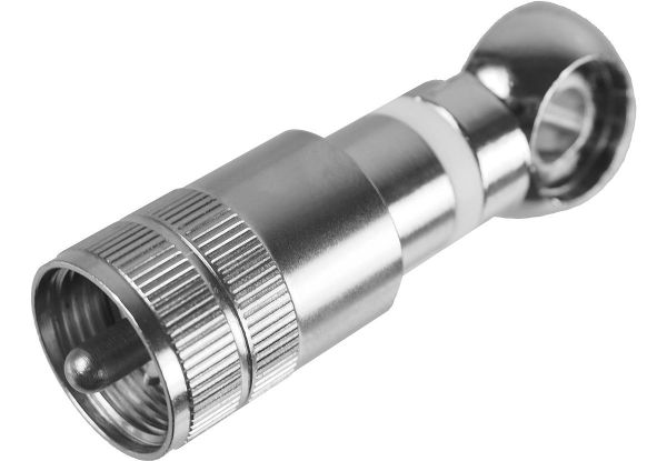Adapter PL-Stecker/DV-Fuss