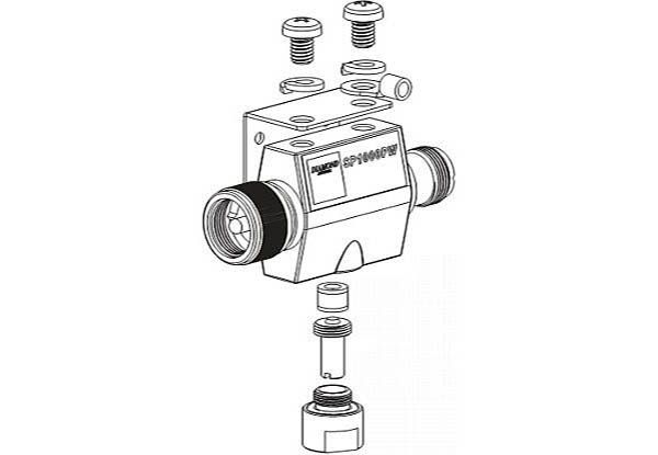 Diamond SP-1000PW Blitzschutz PL-Stecker + PL-Buchse wasserdicht