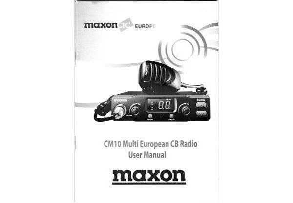 Maxon CM10 Manual deutsch,english,francais,espanol,italiano,polski