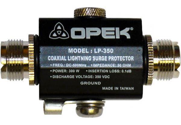 OPEK LP-350 Blitzschutz-Adapter 2x PL-Buchse