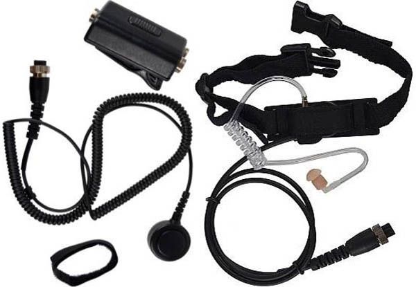 KKS-25-GP320 - Security-Headset mit Kehlkopfmikrofon
