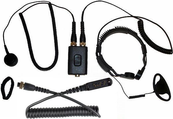 AE-38-ST - Security-Headset mit Kehlkopfmikrofon