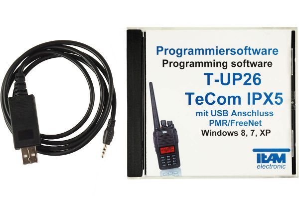 Team T-UP26-PMR USB - Programmierset - TeCom-IPX5 PMR/Freenet