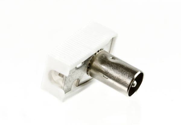 BK-Koax IEC TV-Antennen-Winkelstecker lötbar