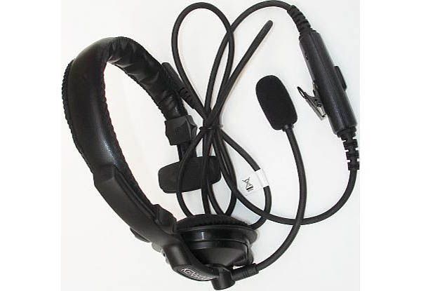 Kenwood KHS-14 - Kopfhörer-Headset mit Rüsselmikrofon