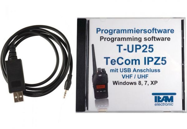 Team T-UP25-COM USB - Programmierset - TeCom-IPZ5 UHF/VHF