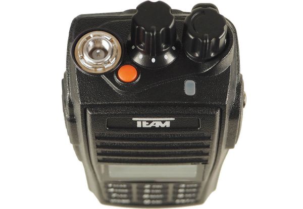 Team TeCom-IPX5 UHF 70cm Betriebsfunk Handfunkgerät IP67 Tischlader, Akku
