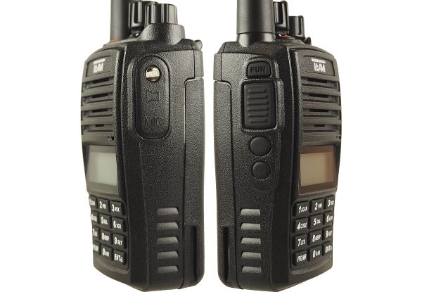 Team TeCom-IPX5 UHF 70cm Betriebsfunk Handfunkgerät IP67 Tischlader, Akku