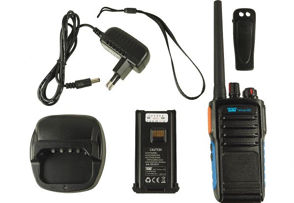 Team TeCom-HD UHF Black Edition - 70cm Betriebsfunk Handfunkgerät
