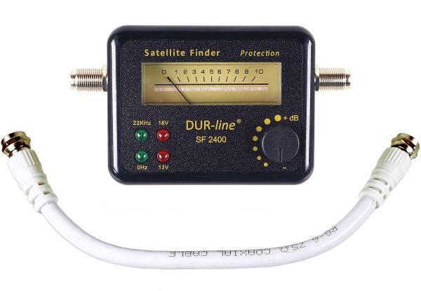 DUR-line SF2400 SAT-Finder mit Zeigerinstrument (analog)
