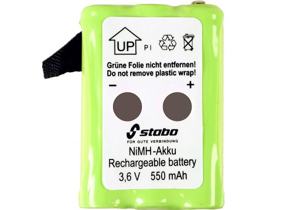 Akkupack NiMH 550mAh 3,6V Freecomm-450, Scramtalk-808, Tevion 2005