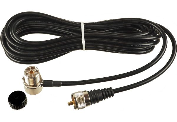 Diamond EC-H5 PL-Metall-Winkelfuss flach, mit 5m RG-58-Kabel