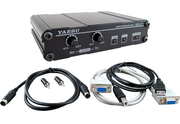 Yaesu SCU-17 USB-CAT-/Soundkarten-Interface mit eingebauter Soundkarte für PSK31, SSTV, RTTY