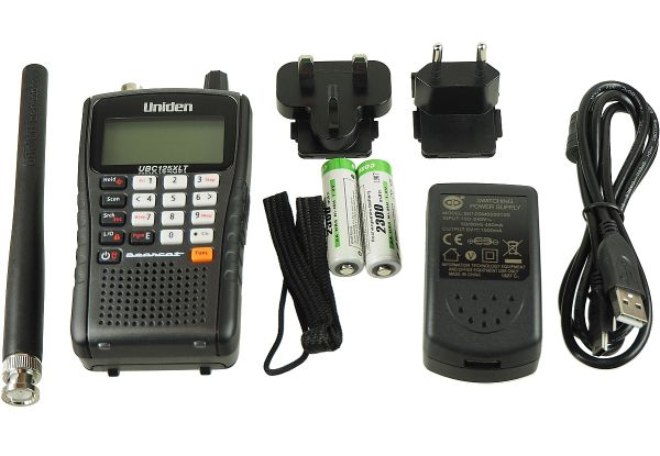 Uniden Bearcat UBC 125 XLT - Handscanner 25-960 MHz + Lader + Akkus