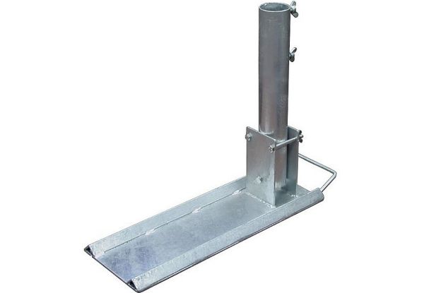 PKW-Mastfuss schwere Ausführung max. 75 mm zerlegbar