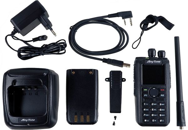 AnyTone AT-D878UV II PLUS Bluetooth GPS DMR VHF/UHF 2m/70cm Handfunkgerät