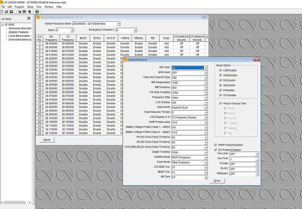 USB-Programmierset - CRT SS-6900 NV + K-PO DX-5000 PLUS + AnyTone AT-5555 PLUS