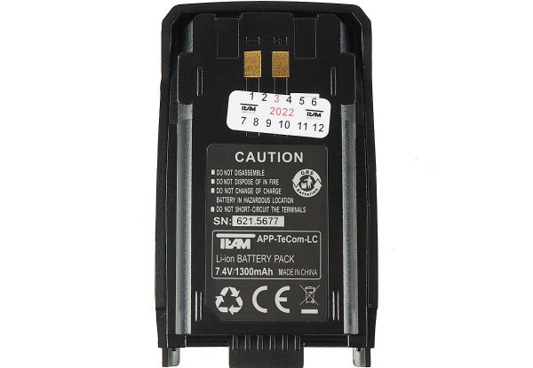 Team APP-TeCom-LC Li-Ion 1300mAh 7,4V für TeCom-LC
