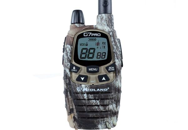 Midland G7 Pro mimetic - LPD PMR 446 16 Kanal Handfunkgerät tarnfarben