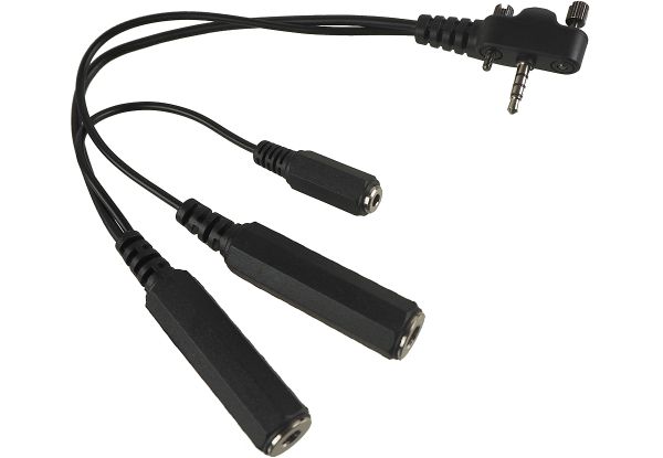 Headset-Adapter SCU-42 auf 5,25/6,35mm Klinkenbuchsen