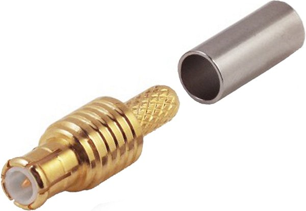 MCX-Stecker 3mm Crimp
