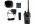 Midland G9 Pro - LPD PMR 446 16 Kanal Handfunkgerät, Tischlader, Akkus