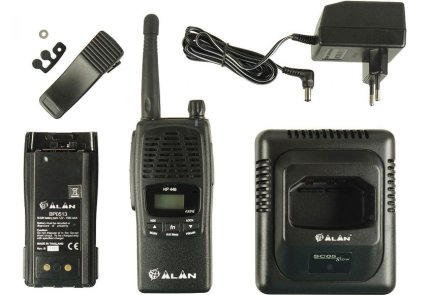 Alan HP 446 Extra - PMR 446 Handfunkgerät + Lader, Akku