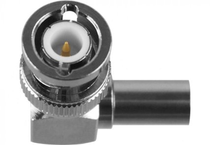 BNC-Winkelstecker H155 Crimp