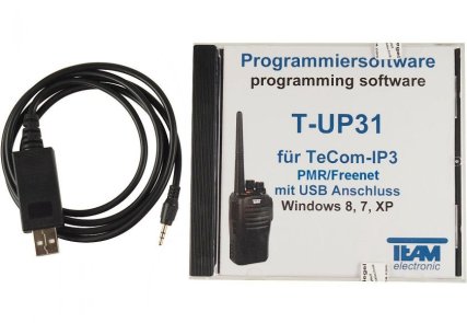 Programmiersoftwarepaket und USB...