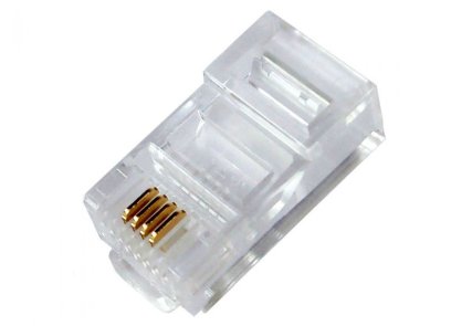 RJ-45 (RJ-61X) 8P4C 4-Pin Wester...