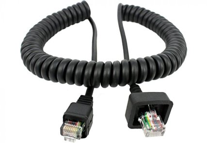 Mikrofon Spiralkabel mit 8-Pin W...