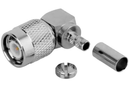 TNC-Winkelstecker (Crimp-Version...