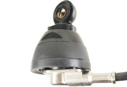 DV-SL-Fuss schwarz mit Verdrehschutz und 5m Kabel