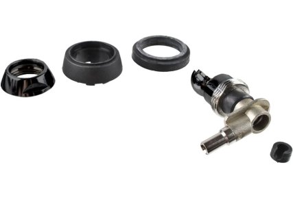 DV-SL-Fuss schwarz mit Verdrehschutz und 5m Kabel