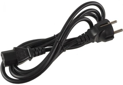 Dieses Netzkabel mit 3-poligem K...