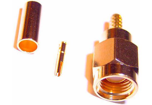 RP-SMA-Stecker 3mm Crimp