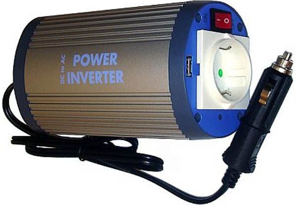 Inverter INV-150-12 USB = A-300-150W 12V DC / 220V 50Hz mit USB