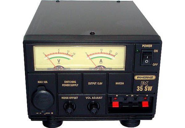PC-35-SW Schaltnetzteil 9-15 V 30/35A Zigibuchse 2 Instrumente