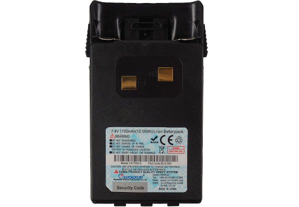 Wouxun Li-Ion 1700mAh 7,4V für Wouxun KG-UV6D + Wouxun KG-UV2D