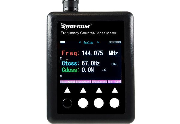 SURECOM SF-401 Plus - Frequenzzähler 27-3000 MHz CTCSS, CDCSS, DMR Digital