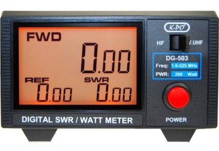 Das K-PO DG-503 ist ein SWR/Watt...