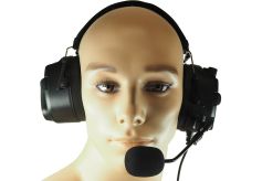 HS35NU-K - Kopfhörer-Headset mit Rüsselmikrofon